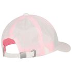 Girls White & Pink Choupette Cap, 1, hi-res
