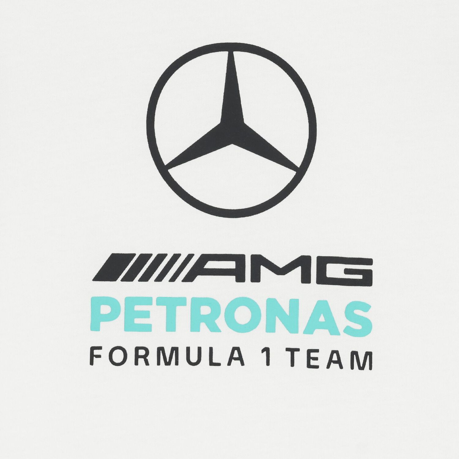 Boys White Mercedes Logo T-Shirt, 1, hi-res