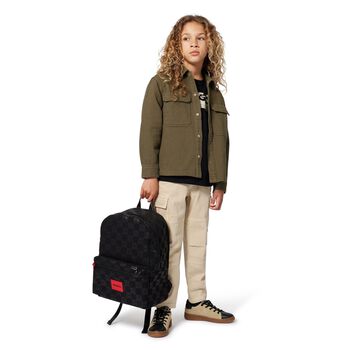 Black Logo Backpack