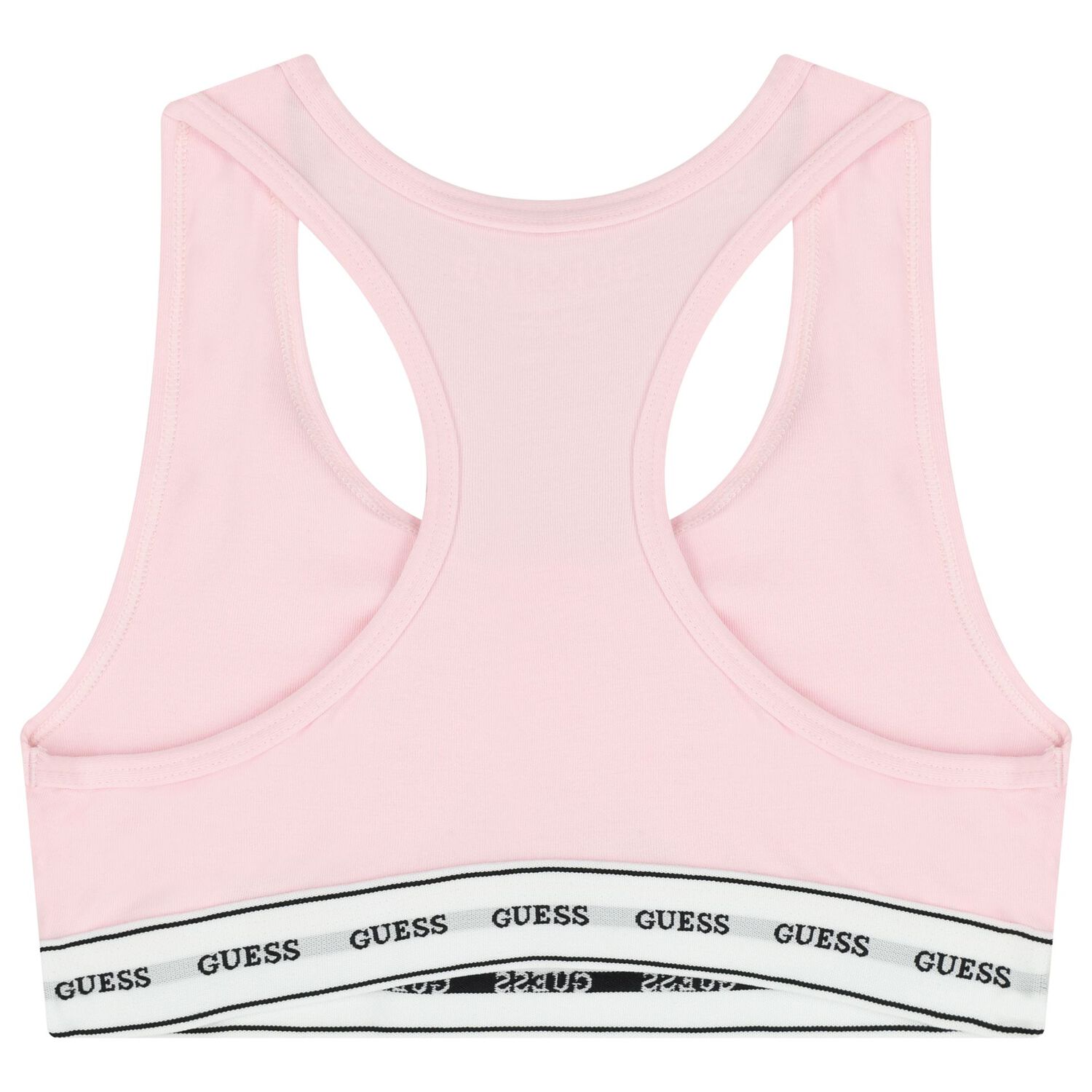 بيكيني وردي اللون بشعار للبنات, 1, hi-res