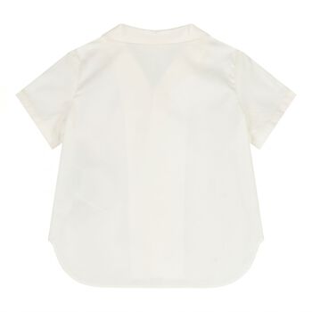 Baby Boys White Polo Shirt