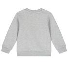 Younger Boys Grey Varsity Tiger & Logo Tracksuit, 1, hi-res