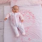 Baby Girs White & Pink Hot Air Balloon & Floral Blanket, 2, hi-res