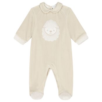 Beige Sheep Babygrow