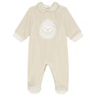 Beige Sheep Babygrow, 2, hi-res