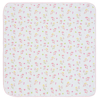 Baby Girls White Mermaids Blanket