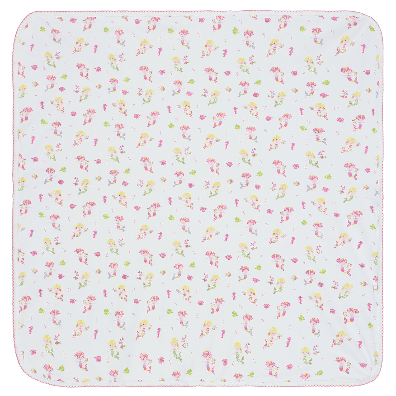 Baby Girls White Mermaids Blanket, 1, hi-res image number null
