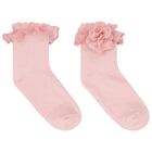 Baby Girls Pink Headband & Socks Set, 3, hi-res