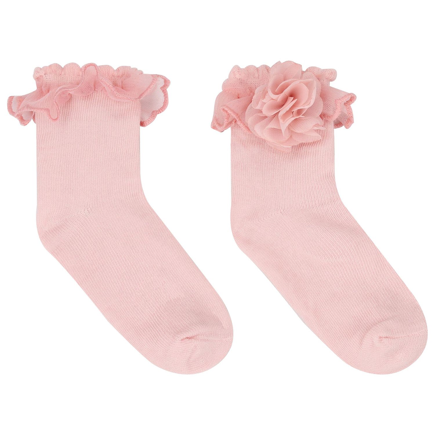 Baby Girls Pink Headband & Socks Set, 3, hi-res