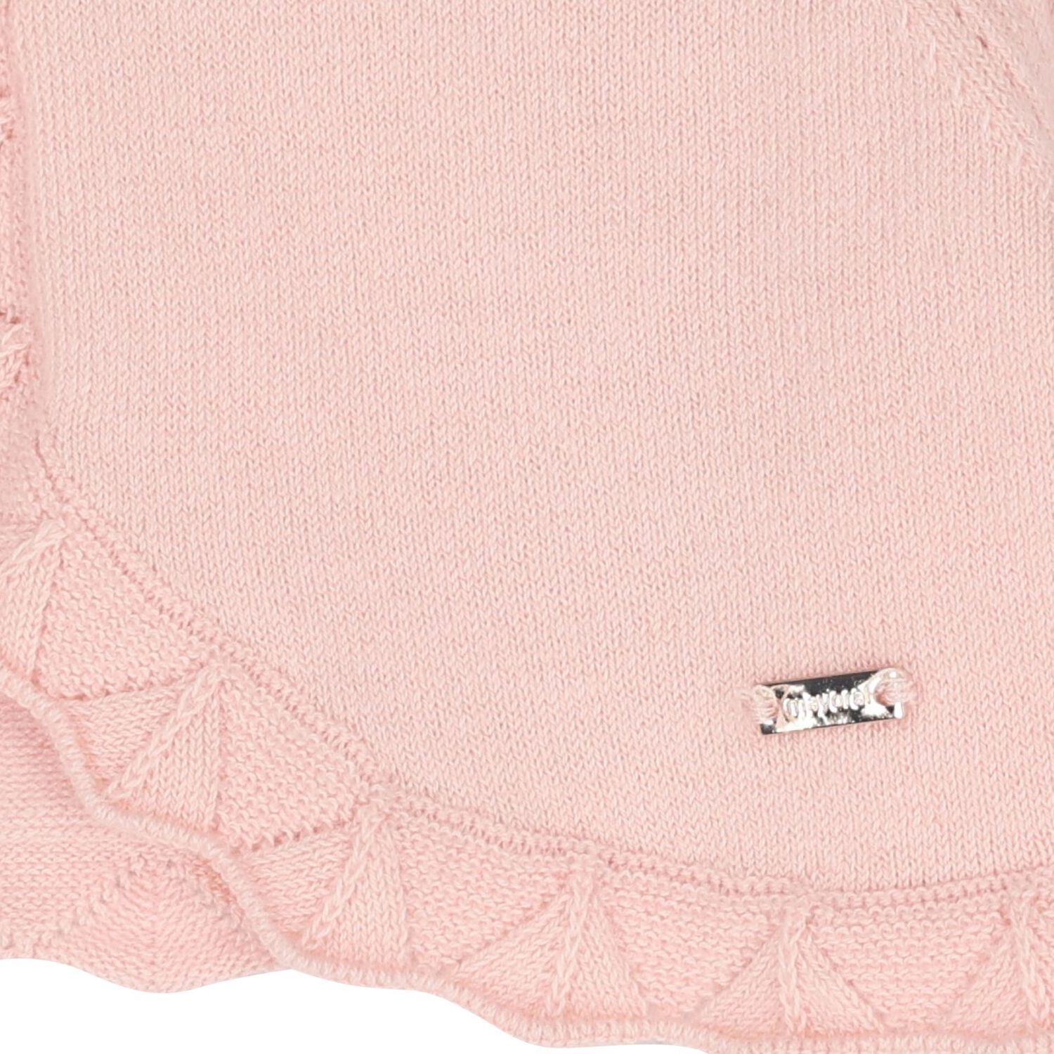 Younger Girls Pink Knitted Cardigan, 4, hi-res