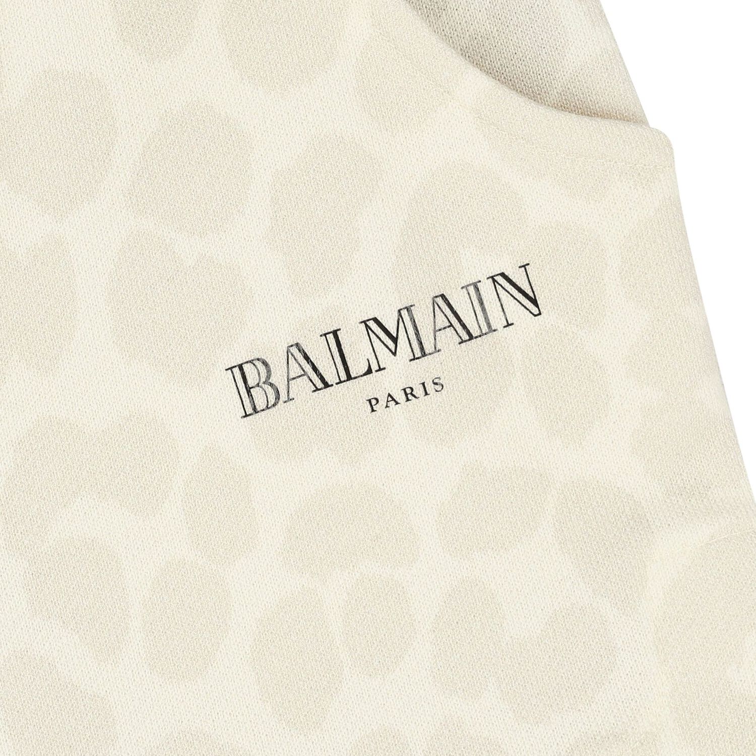 شورت بنات بالشعار باللون البيج , 1, hi-res