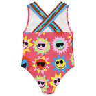 Girls Pink Sun Swimsuit, 1, hi-res