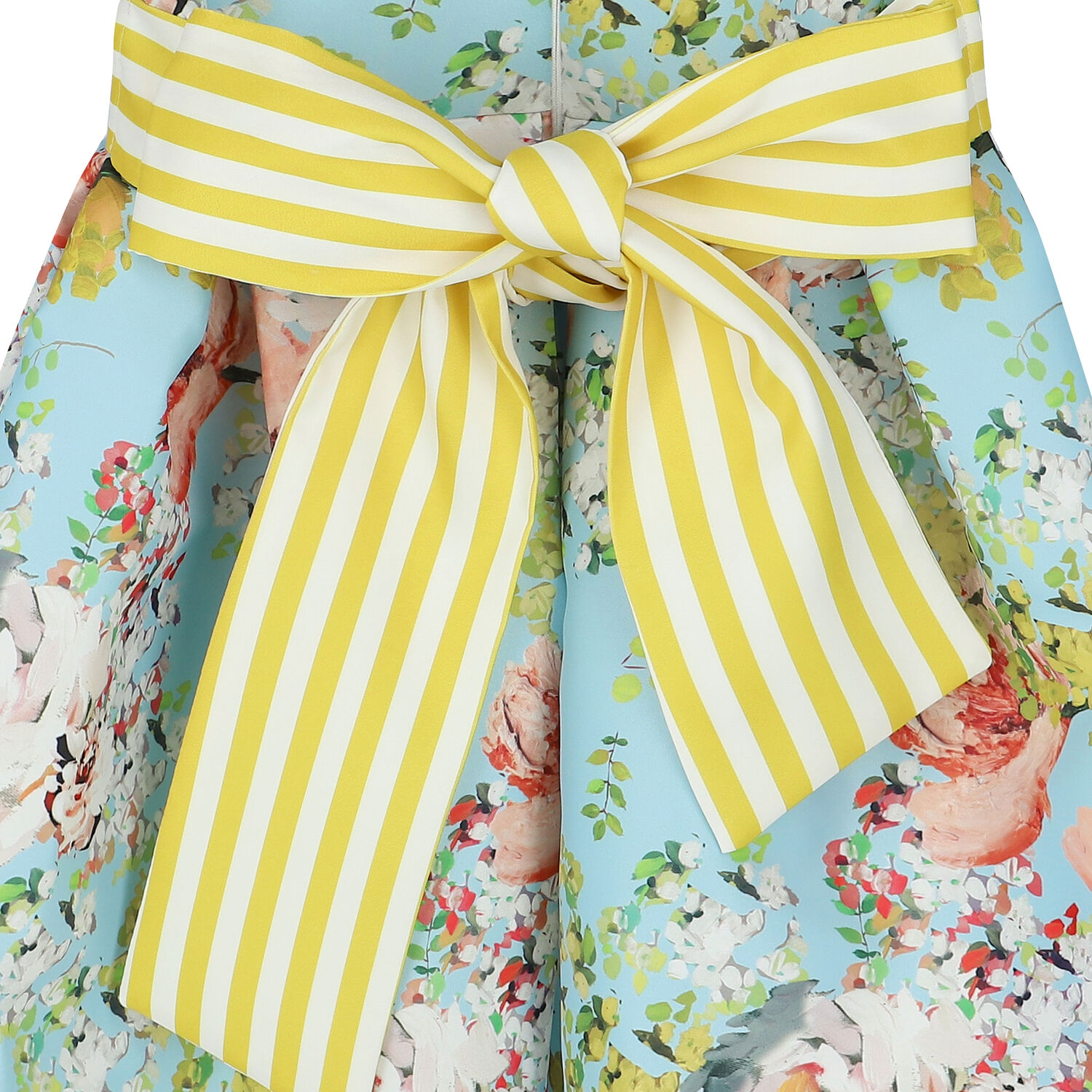 فستان ساتان باللون الأزرق, 1, hi-res