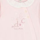 Baby Girls Pink Logo Babygrow, 2, hi-res