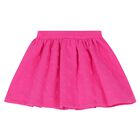Girl Aqua & Pink Logo Heart Skirt Set, 1, hi-res