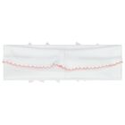 ربطة رأس للبنات بطبعة الزهور باللون الأبيض, 1, hi-res