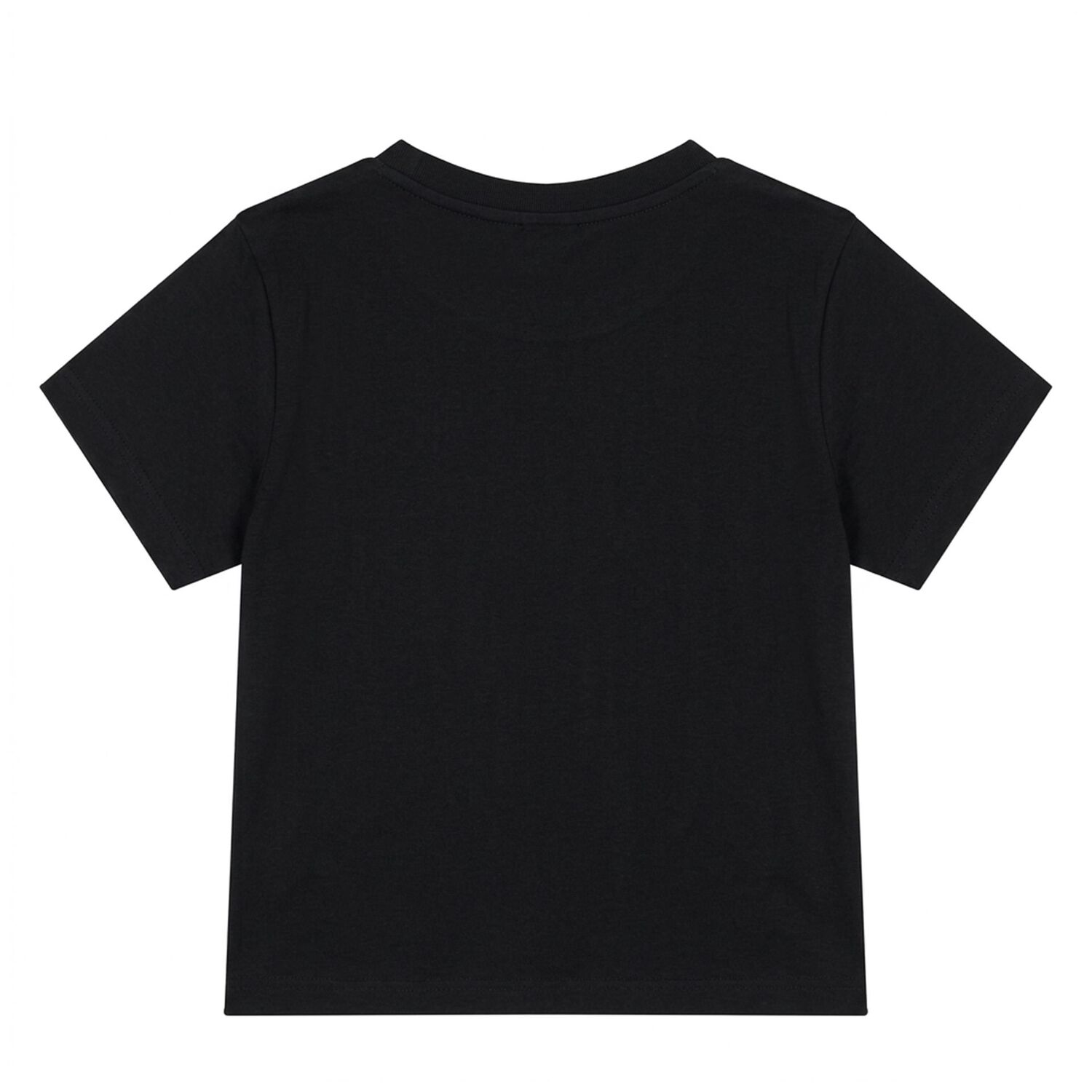 Younger Boys Black Logo T-Shirt, 5, hi-res
