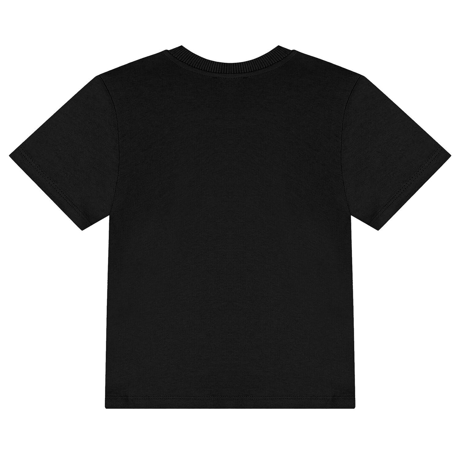 Black Teddy Bear Logo T-Shirt, 3, hi-res