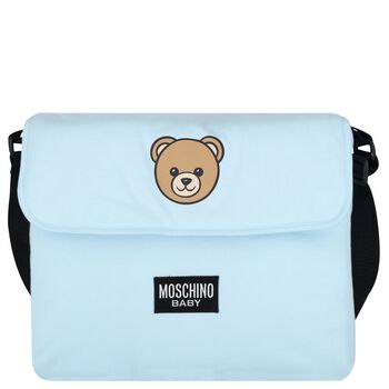 Blue Teddy Bear Baby Changing Bag