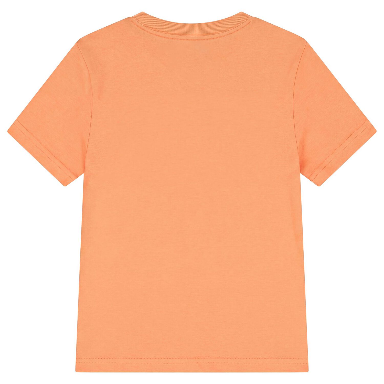 Boys Orange Teddy Bear Logo T-Shirt, 1, hi-res
