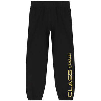 Black & Gold Logo Joggers