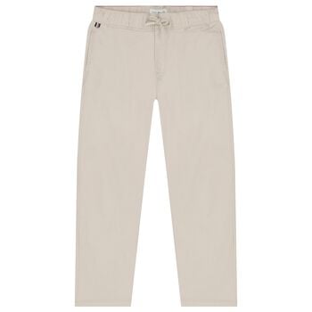 Boys Beige Chino Trousers