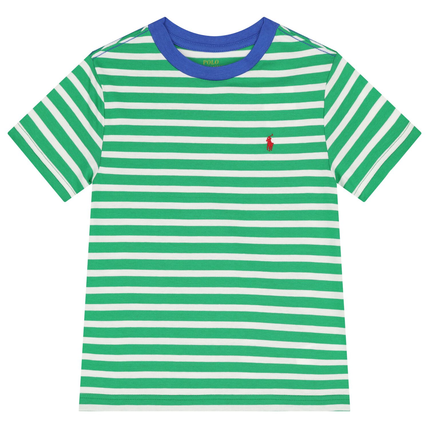 Boys White & Green Logo T-Shirt, 1, hi-res