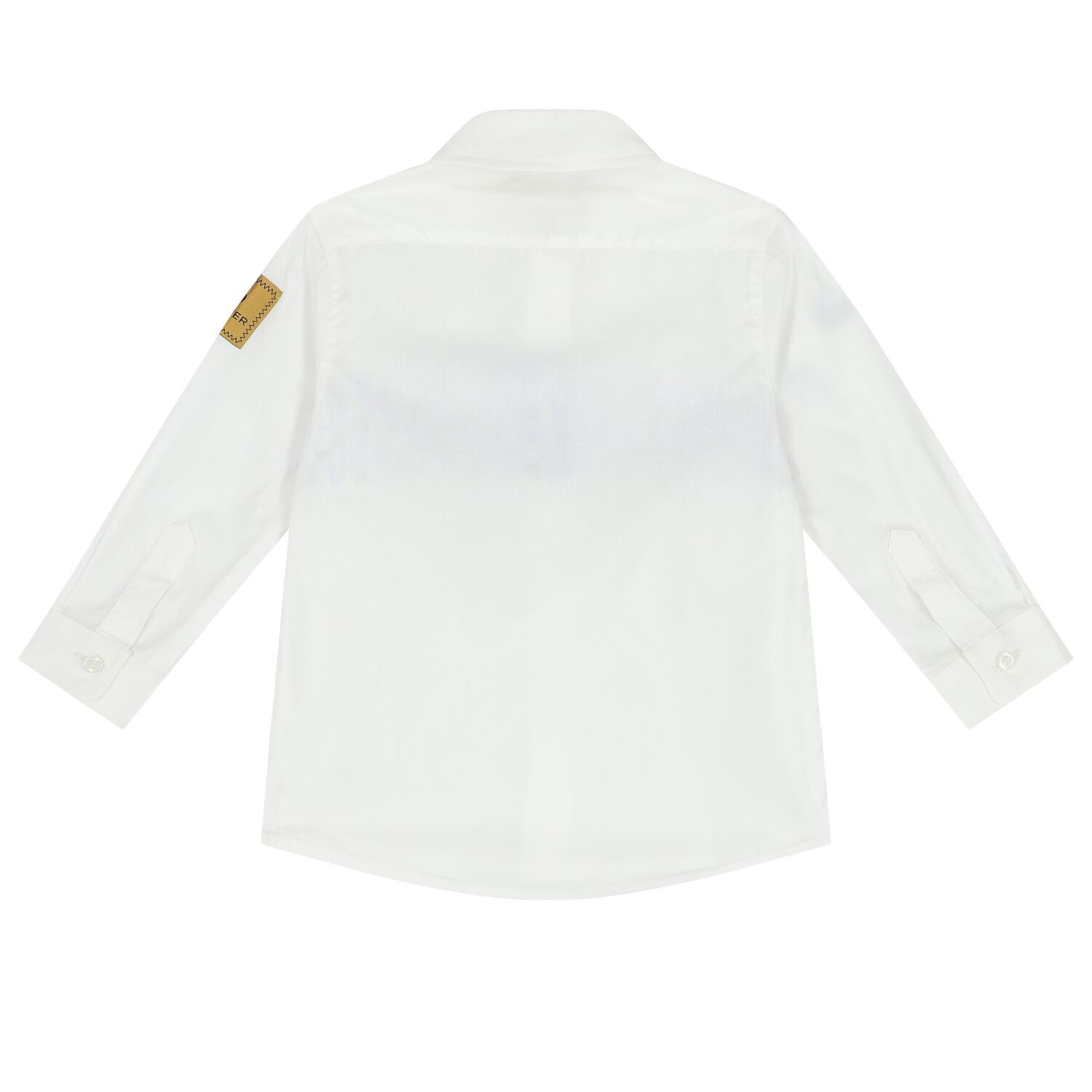 قميص أولاد بالشعار باللون الأبيض والأزرق, 2, hi-res