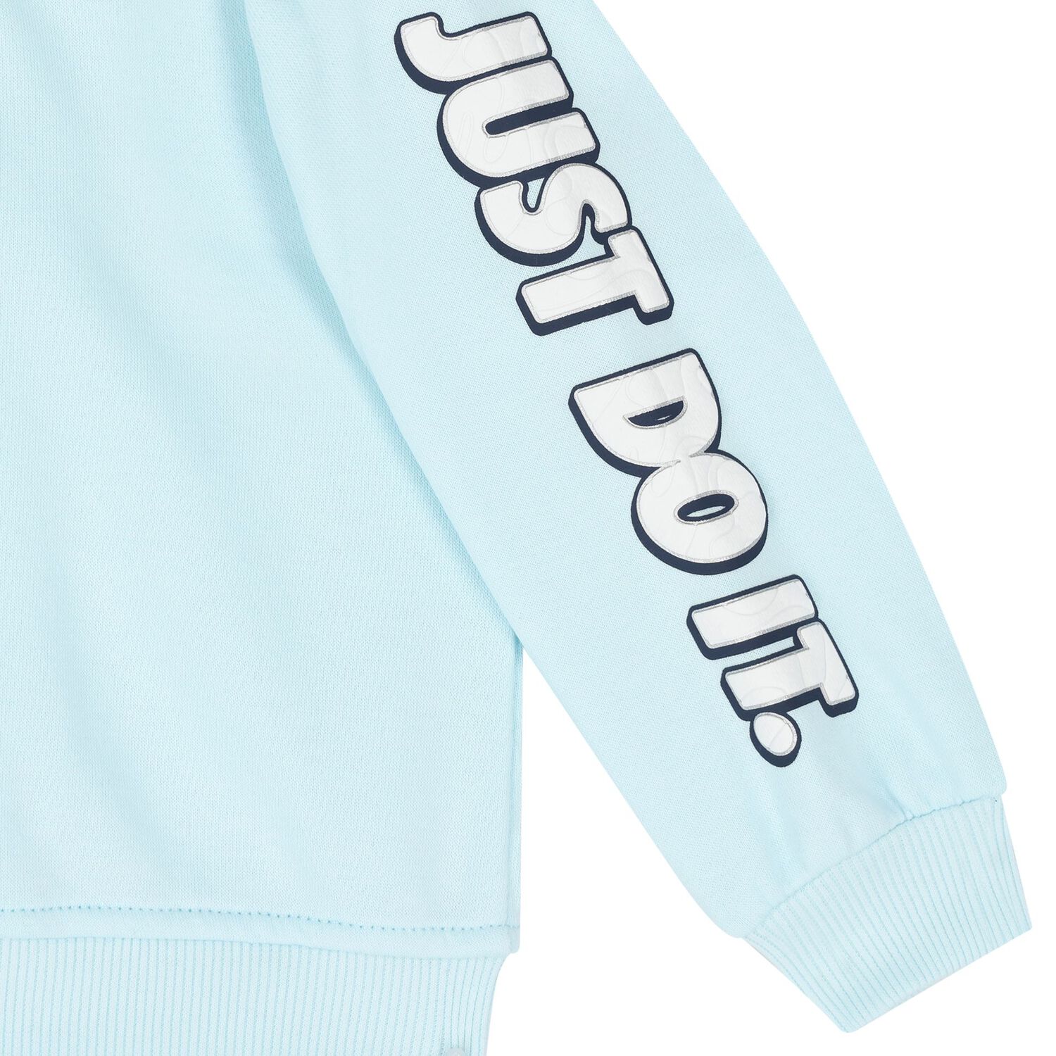 Younger Boys Blue & Navy Blue Logo Tracksuit, 1, hi-res