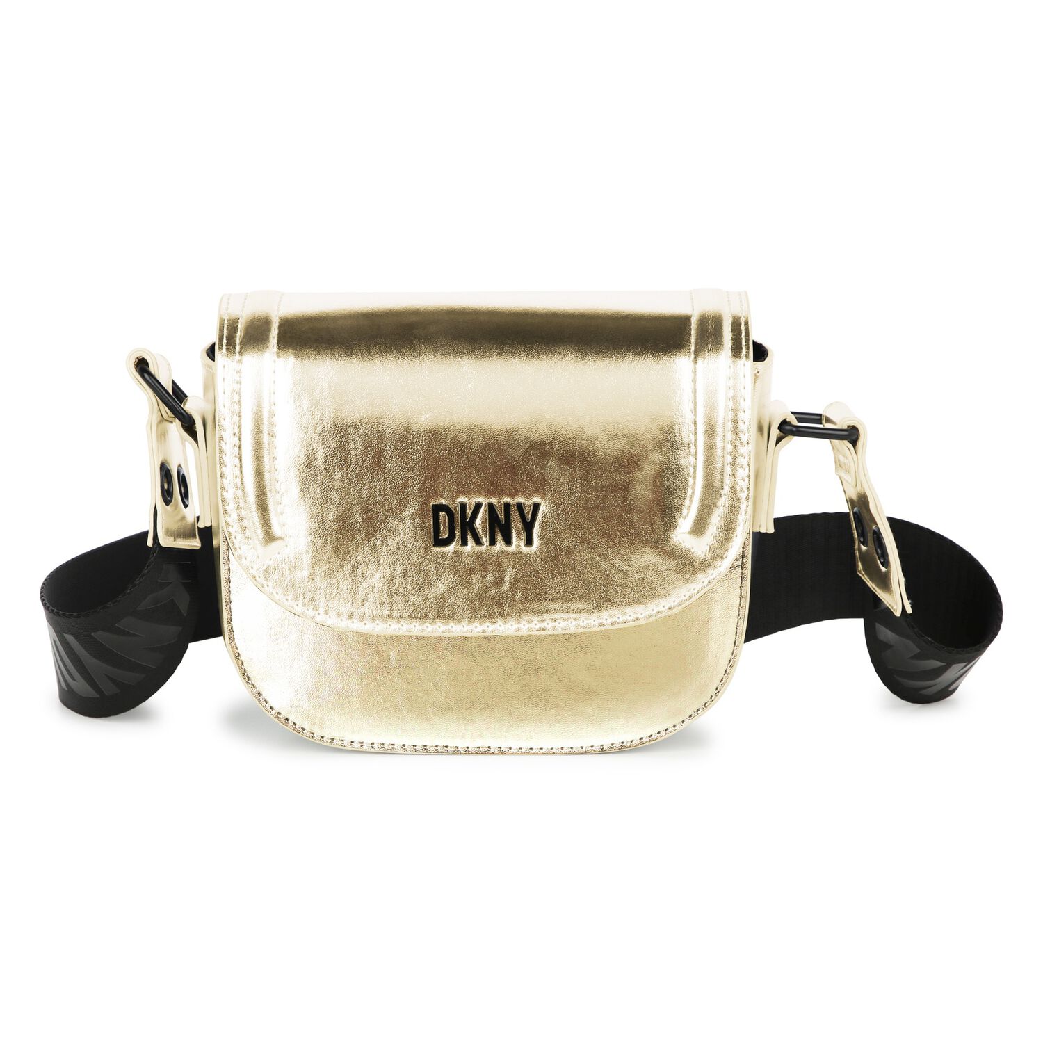 Girls Gold Logo Handbag, 2, hi-res