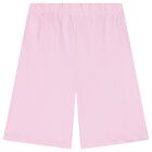 Girls White & Pink Kuromi Shorts Set, 1, hi-res