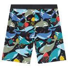 Boys Multi-colored Logo Shorts, 1, hi-res