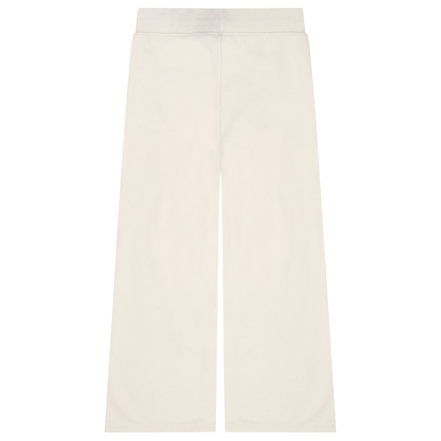 Girls Ivory Logo Trousers, 1, hi-res