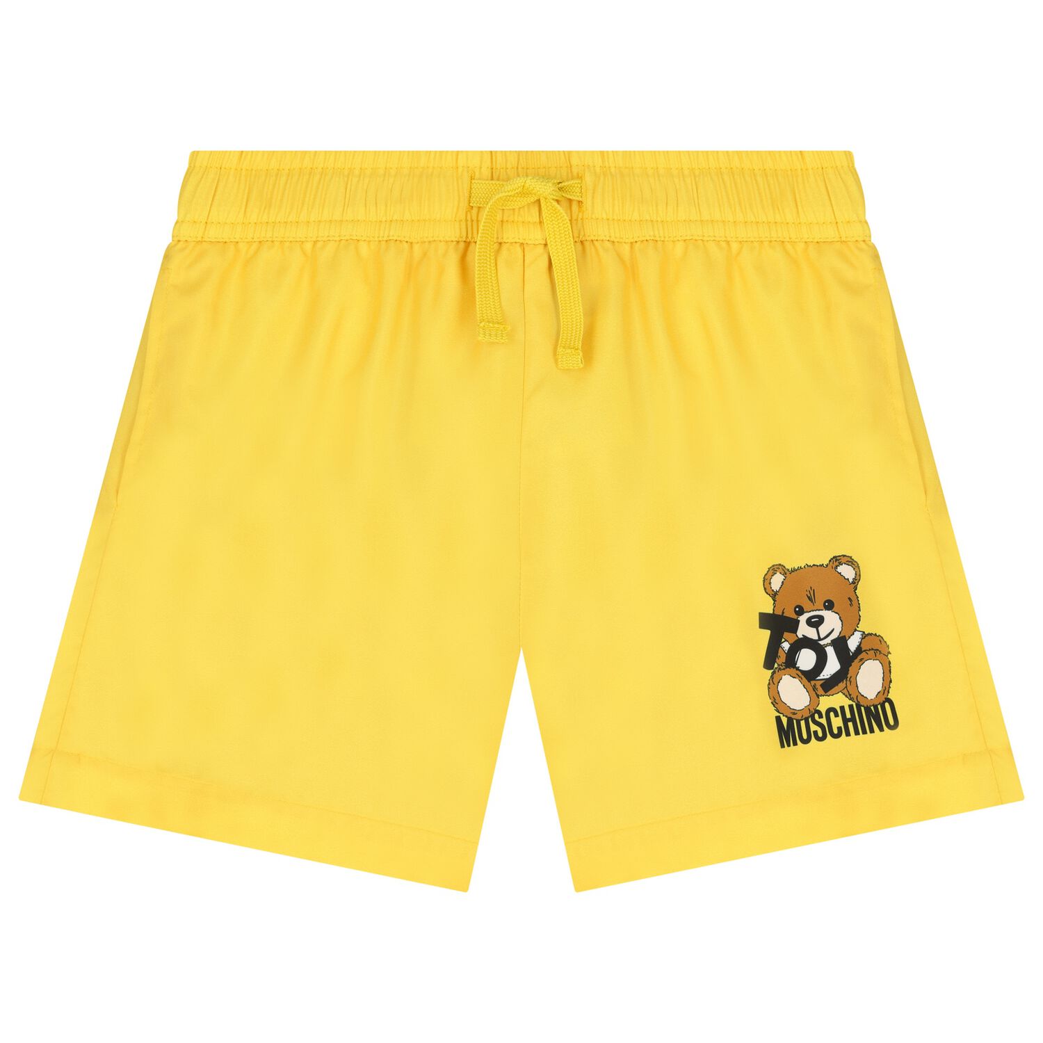 Boys Yellow Logo Swim Shorts, 1, hi-res image number null