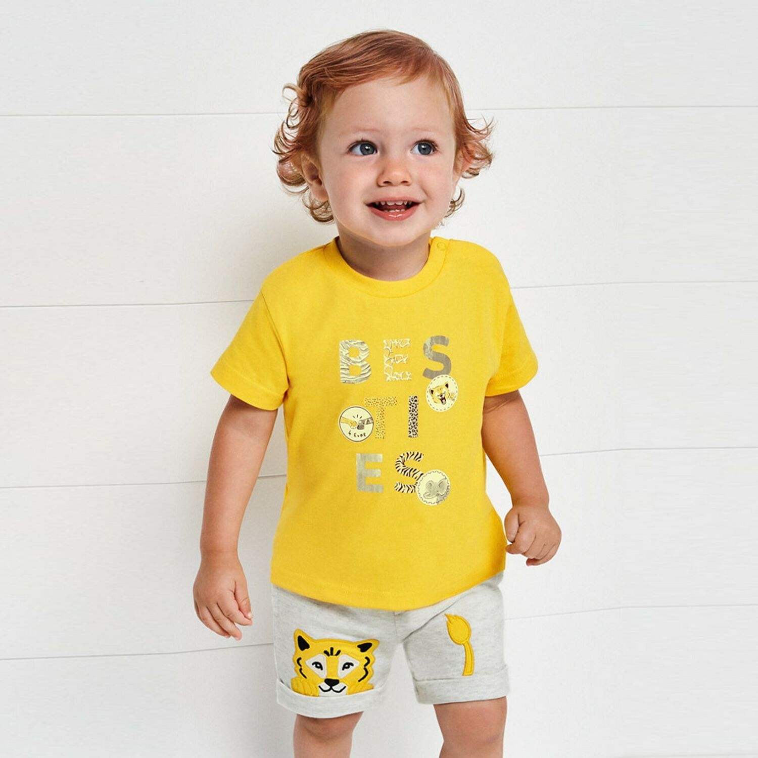 شورت باللون الرمادي للأولاد, 1, hi-res