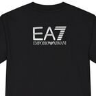 تيشيرت أولاد بالشعار باللون الأسود, 2, hi-res