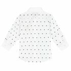 Younger Boys White Logo Shirt, 1, hi-res