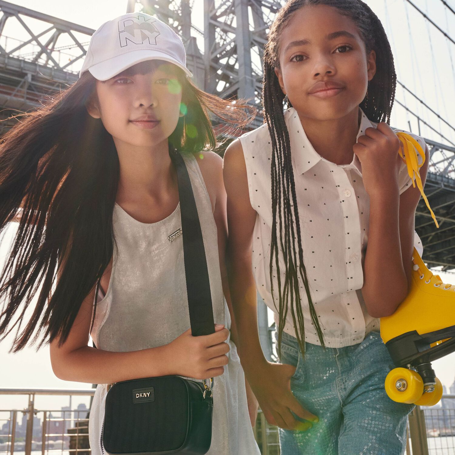 Girls Silver Logo Dress, 1, hi-res image number null