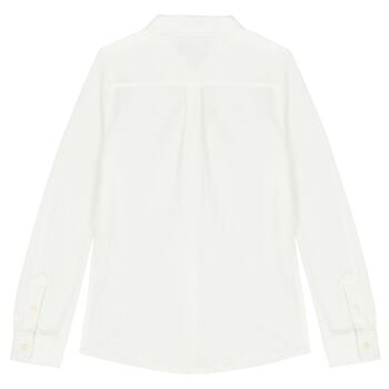 قميص اولاد بالشعار باللون الابيض 