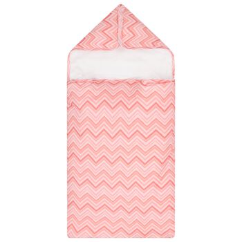 My Little Pie Baby Girls Pink Zig Zag Baby Nest, 6 Baby Girls Pink Zig Zag Baby Nest