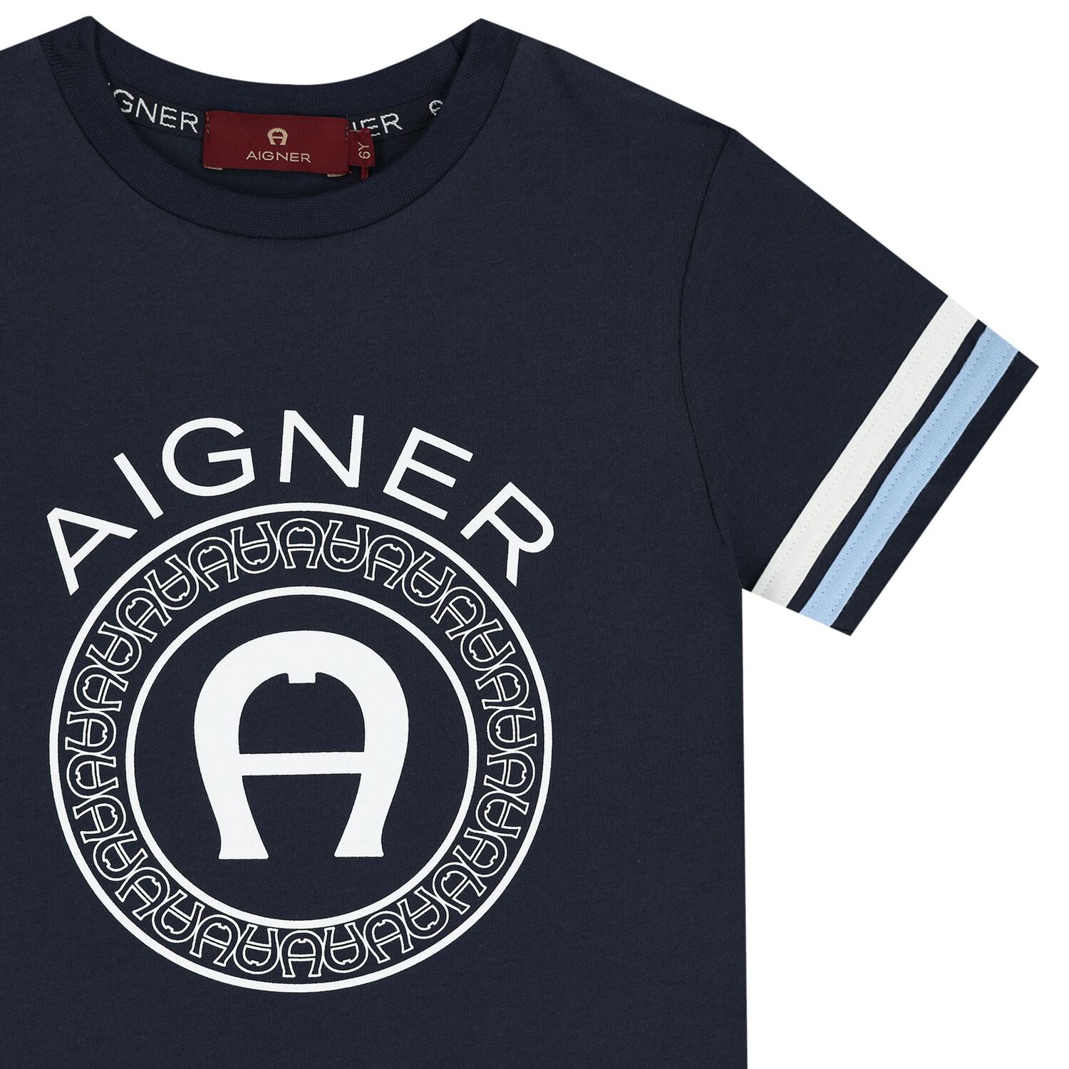 Boys Navy Blue Logo T-Shirt, 2, hi-res image number null