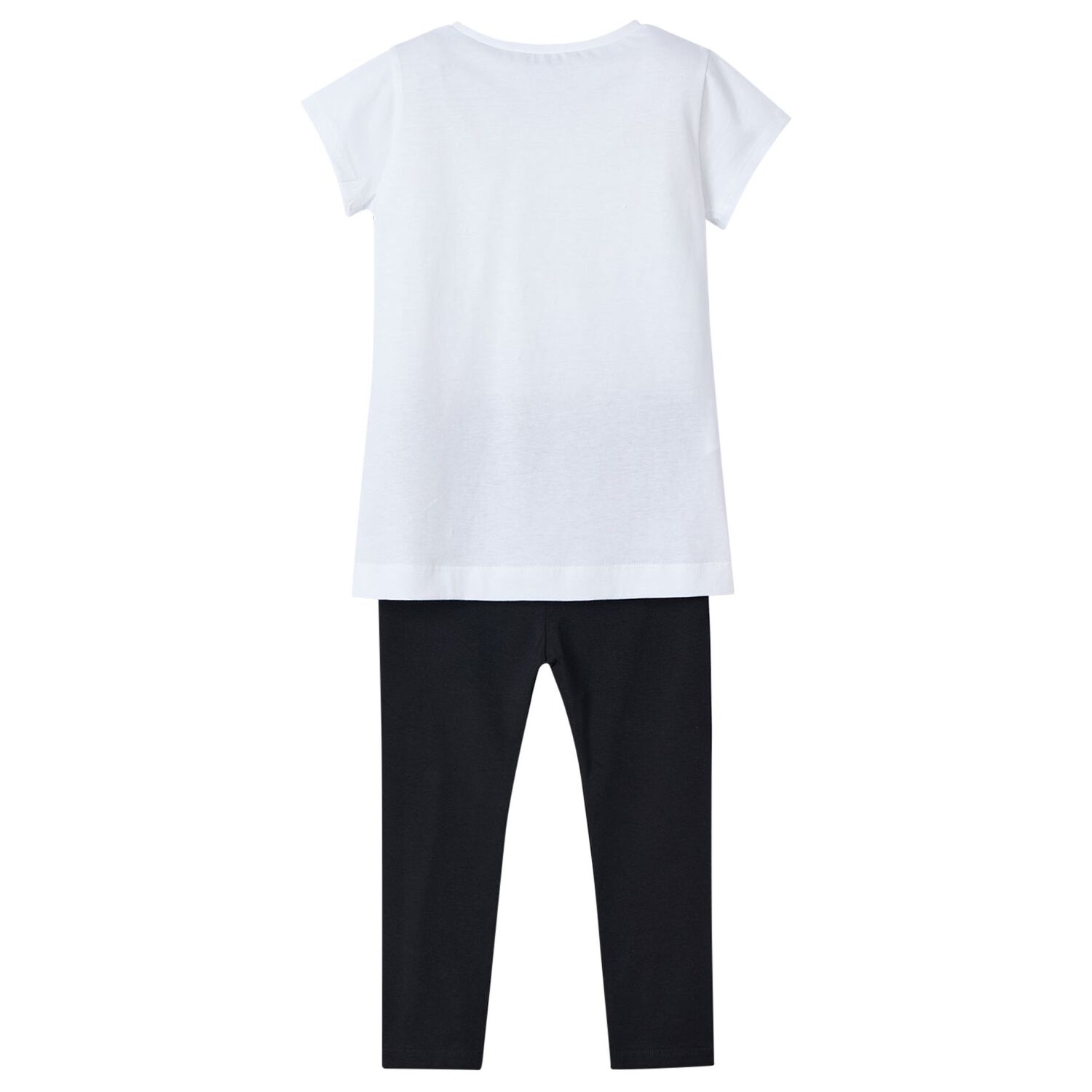 طقم ليجنز للبنات باللون الأبيض والأسود, 3, hi-res image number null