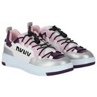 حذاء رياضى بنات بالشعار متعدد الألوان, 1, hi-res