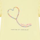 Younger Girls Yellow Logo T-Shirt, 1, hi-res