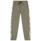 طقم بدله رياضيه للاولاد باللون الاخضر والرمادى ( 3 قطع ) , 2, hi-res