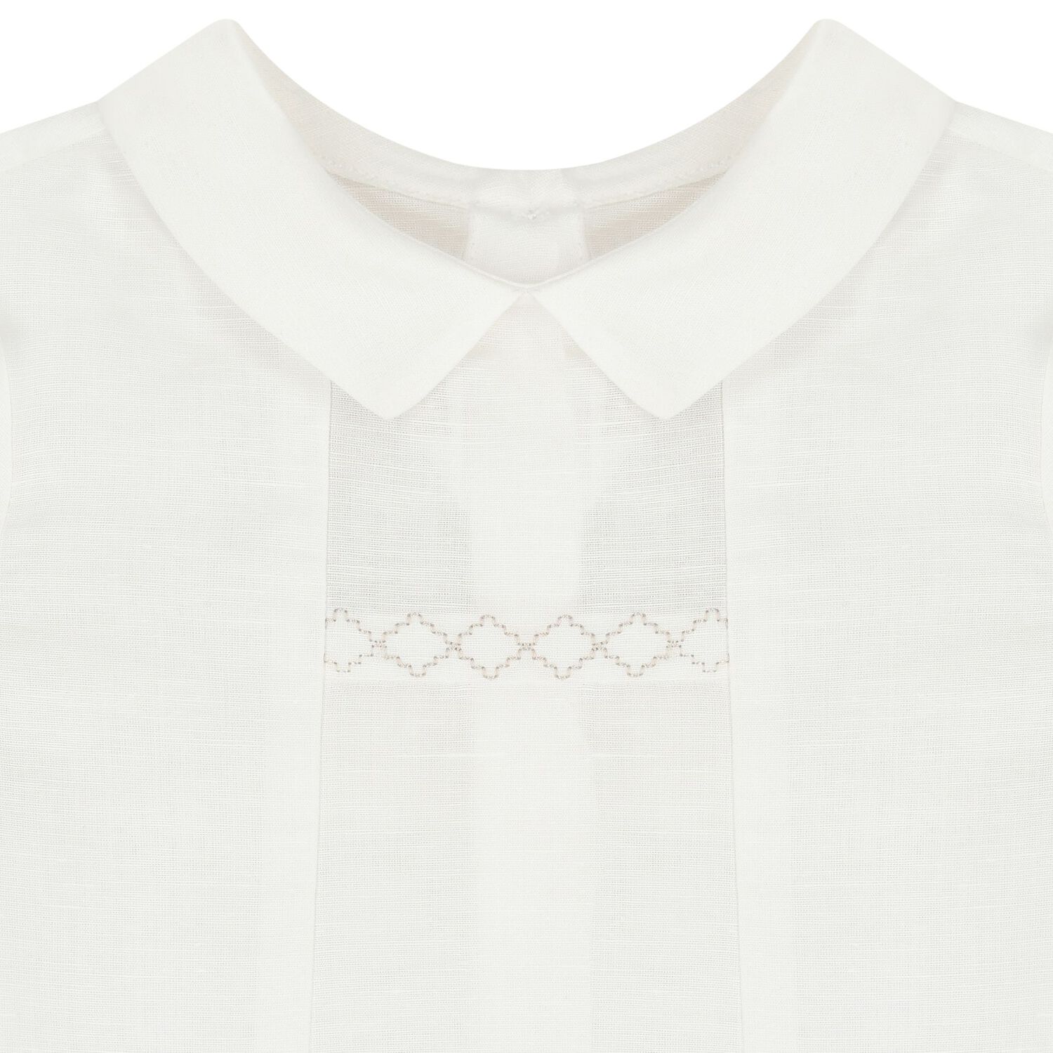 Baby Boys White & Ivory Shorts Set, 2, hi-res