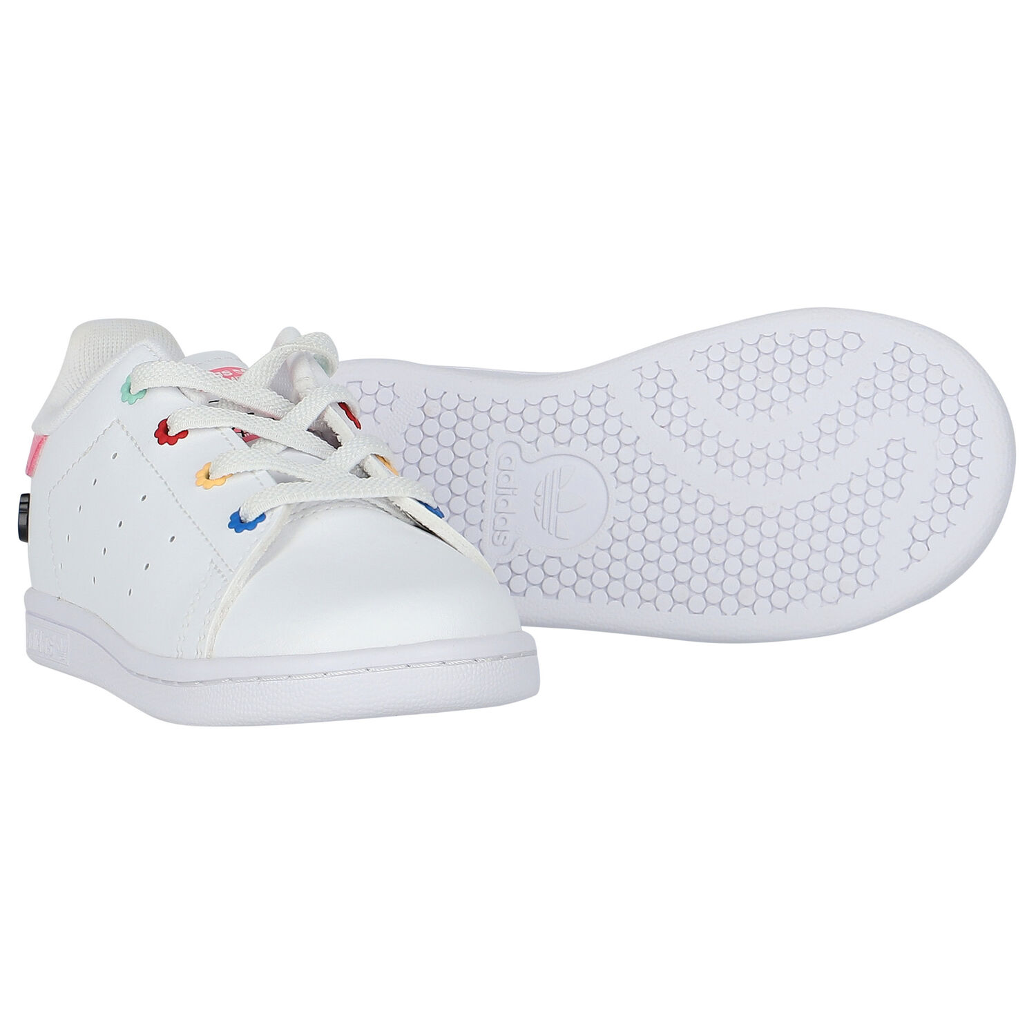 White & Pink Hello Kitty Stan Smith Trainers, 1, hi-res