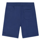 Boys Navy Logo Shorts, 2, hi-res