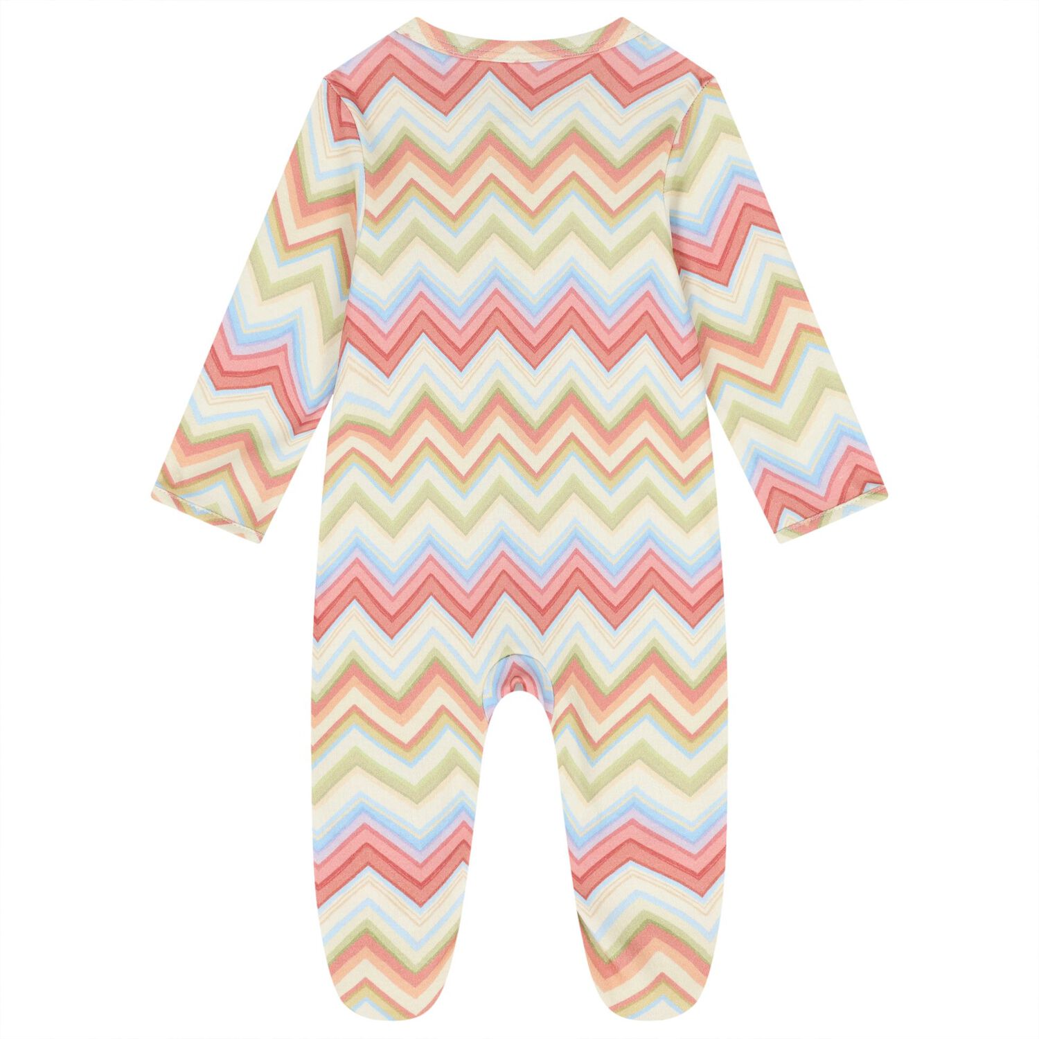 Multi-Coloured Zig Zag Babygrow Gift Set , 3, hi-res