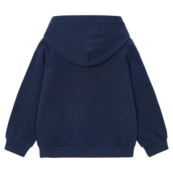 Boys Navy Blue Hooded Top